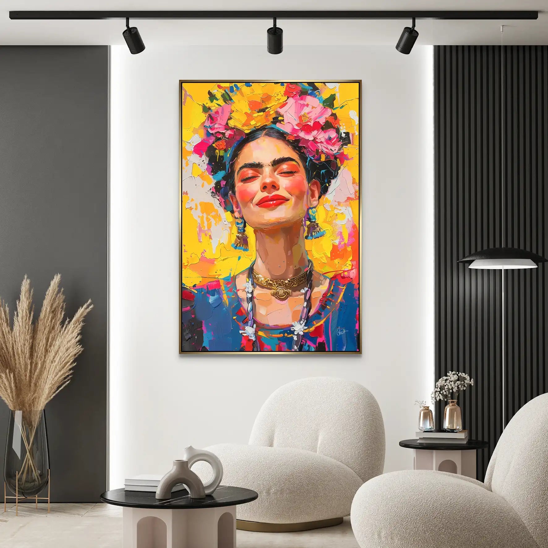 Frida Smile AluDibond Bild INGALERIE