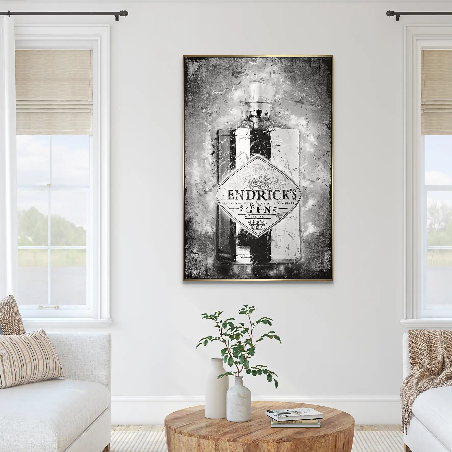 Gin Abstrakt AluDibond Bild INGALERIE