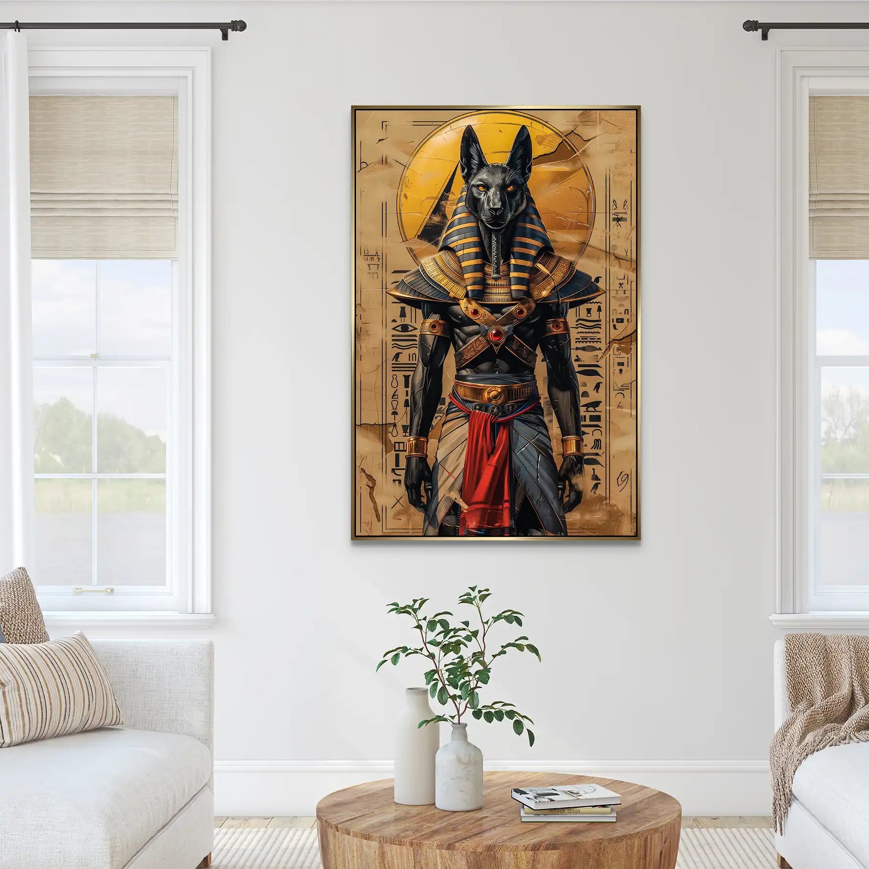 Anubis Modern Style AluDibond Bild INGALERIE