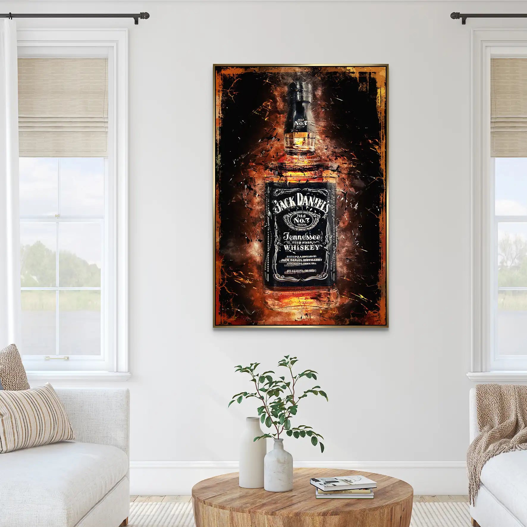 Jack Whisky AluDibond Bild INGALERIE