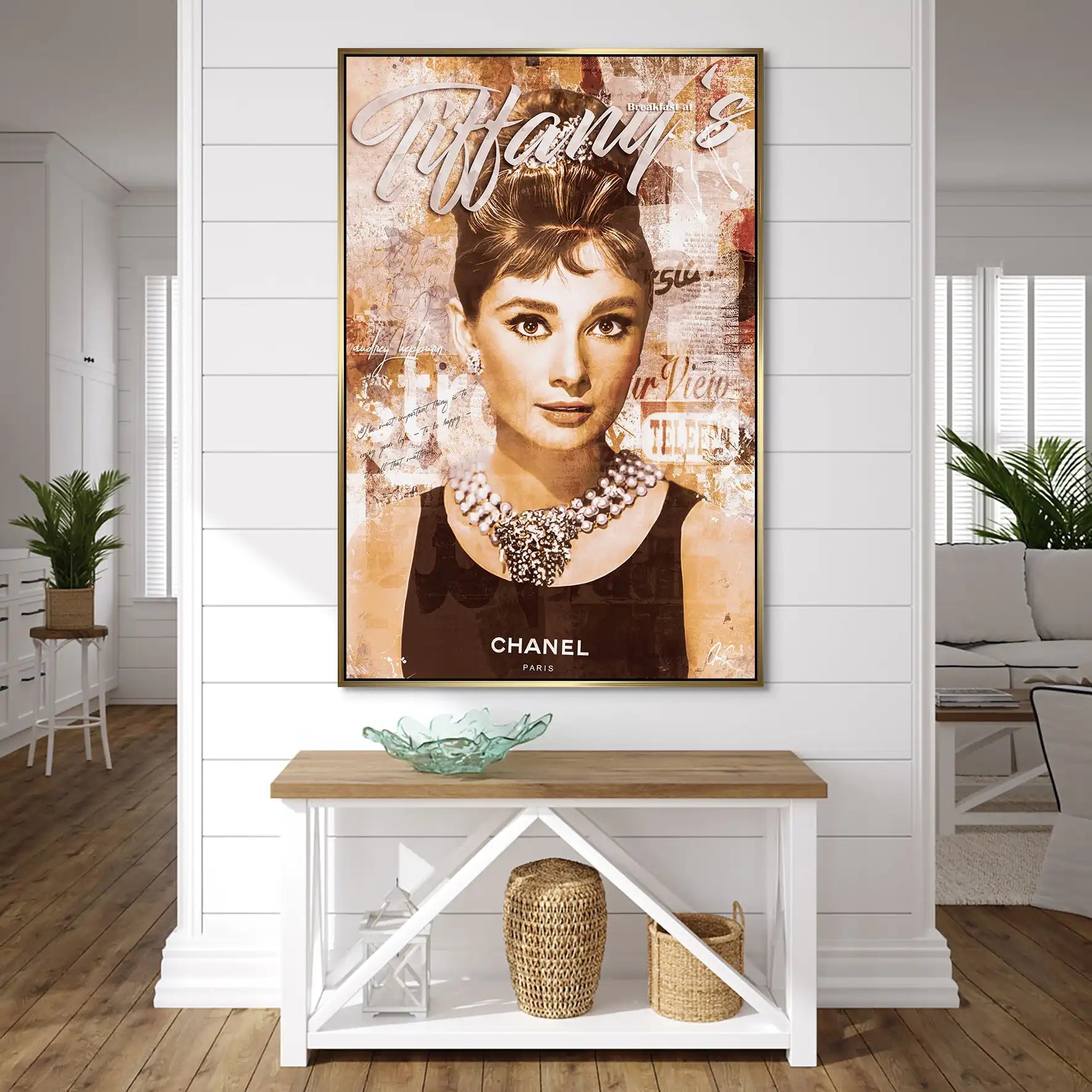 Audrey Tiffany Retro Art AluDibond Bild INGALERIE