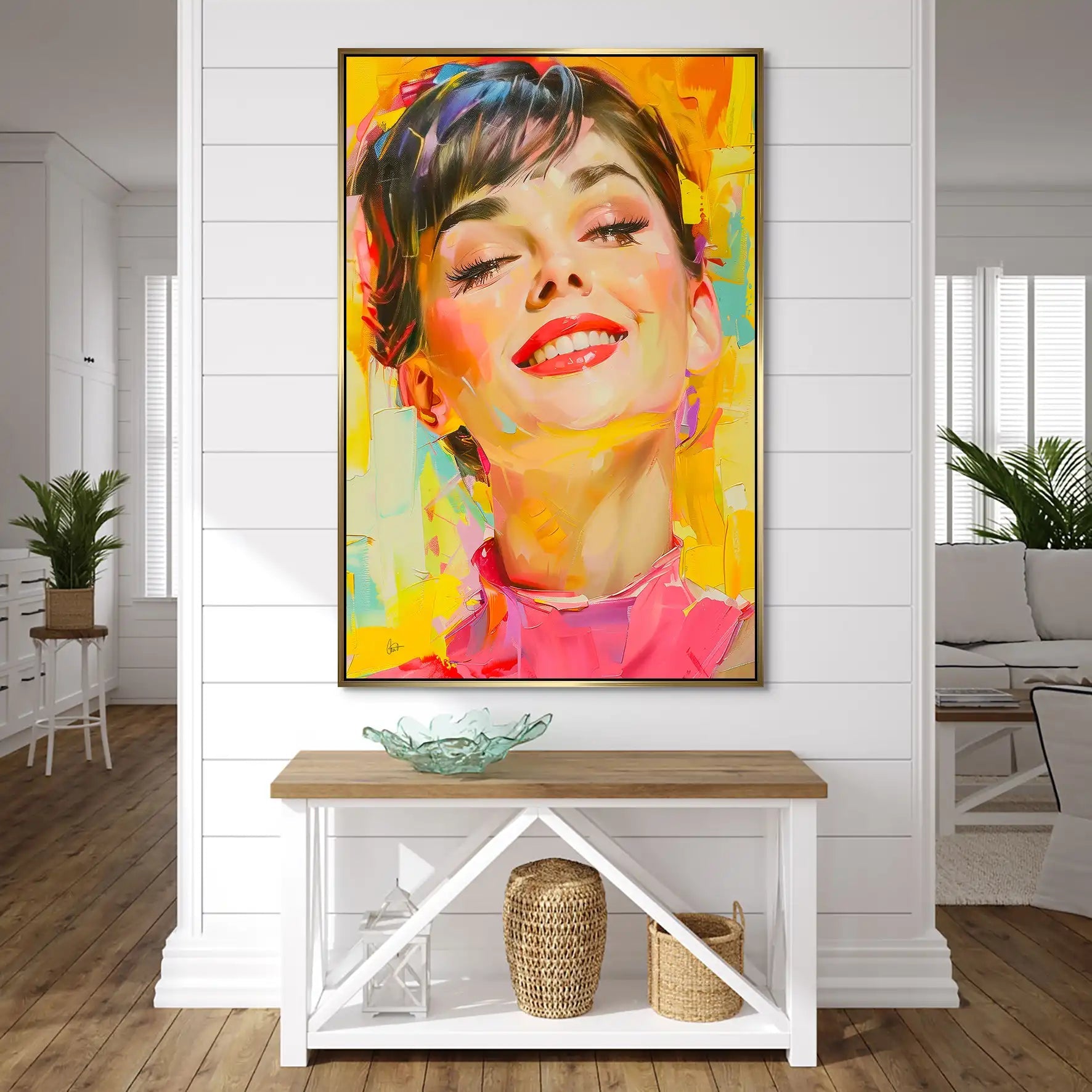 Audrey Modern Art AluDibond Bild INGALERIE