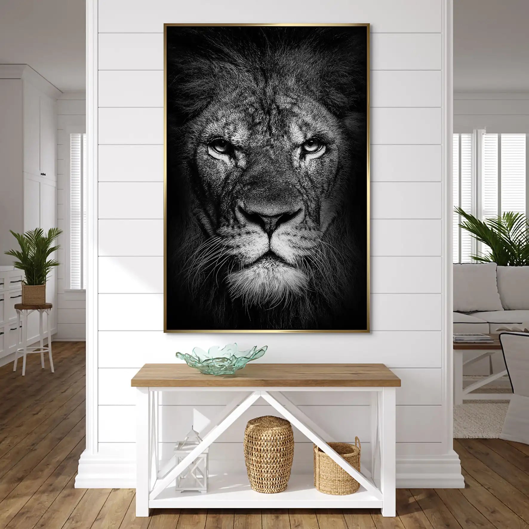 Lion Head AluDibond Bild INGALERIE