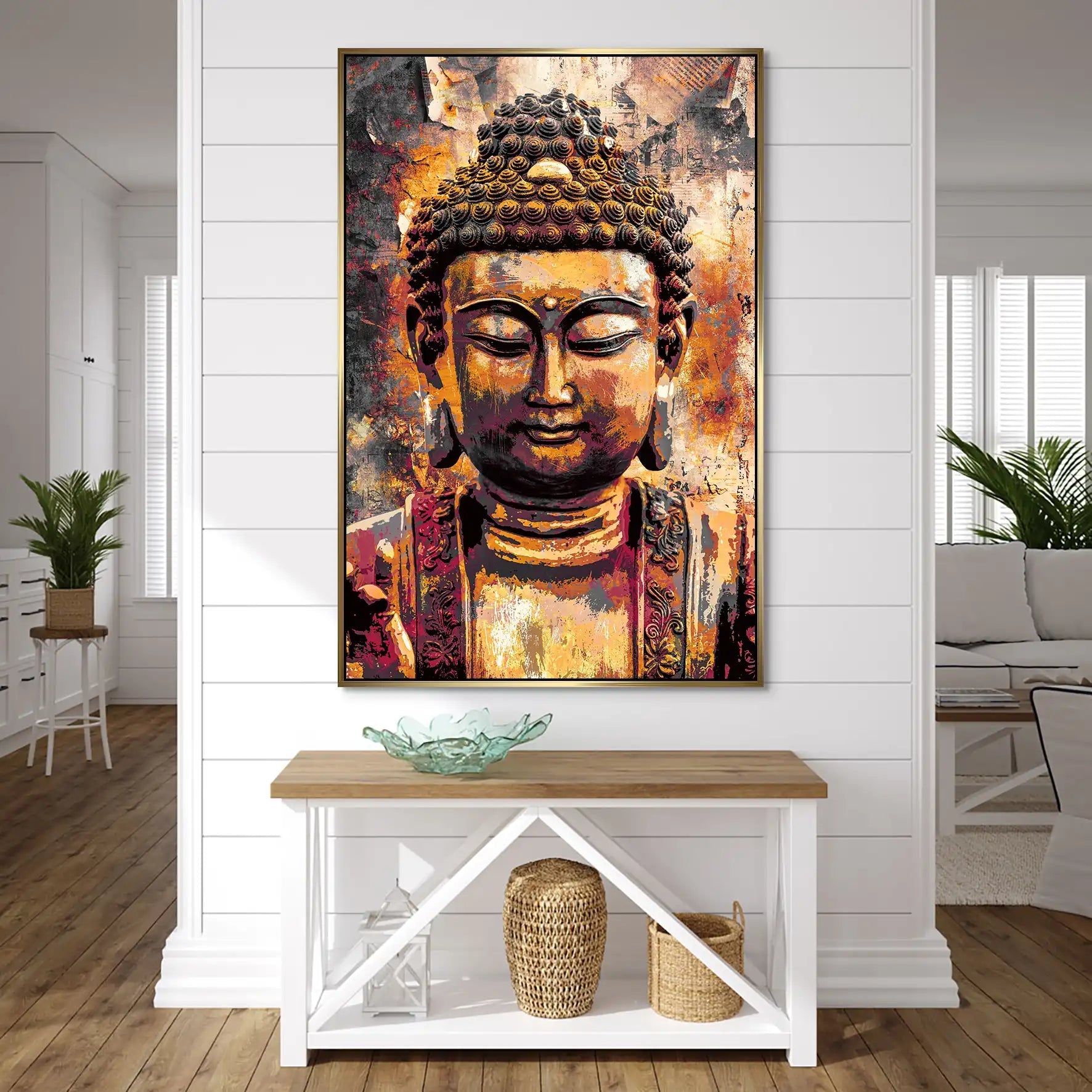 Buddha Vintage AluDibond Bild INGALERIE