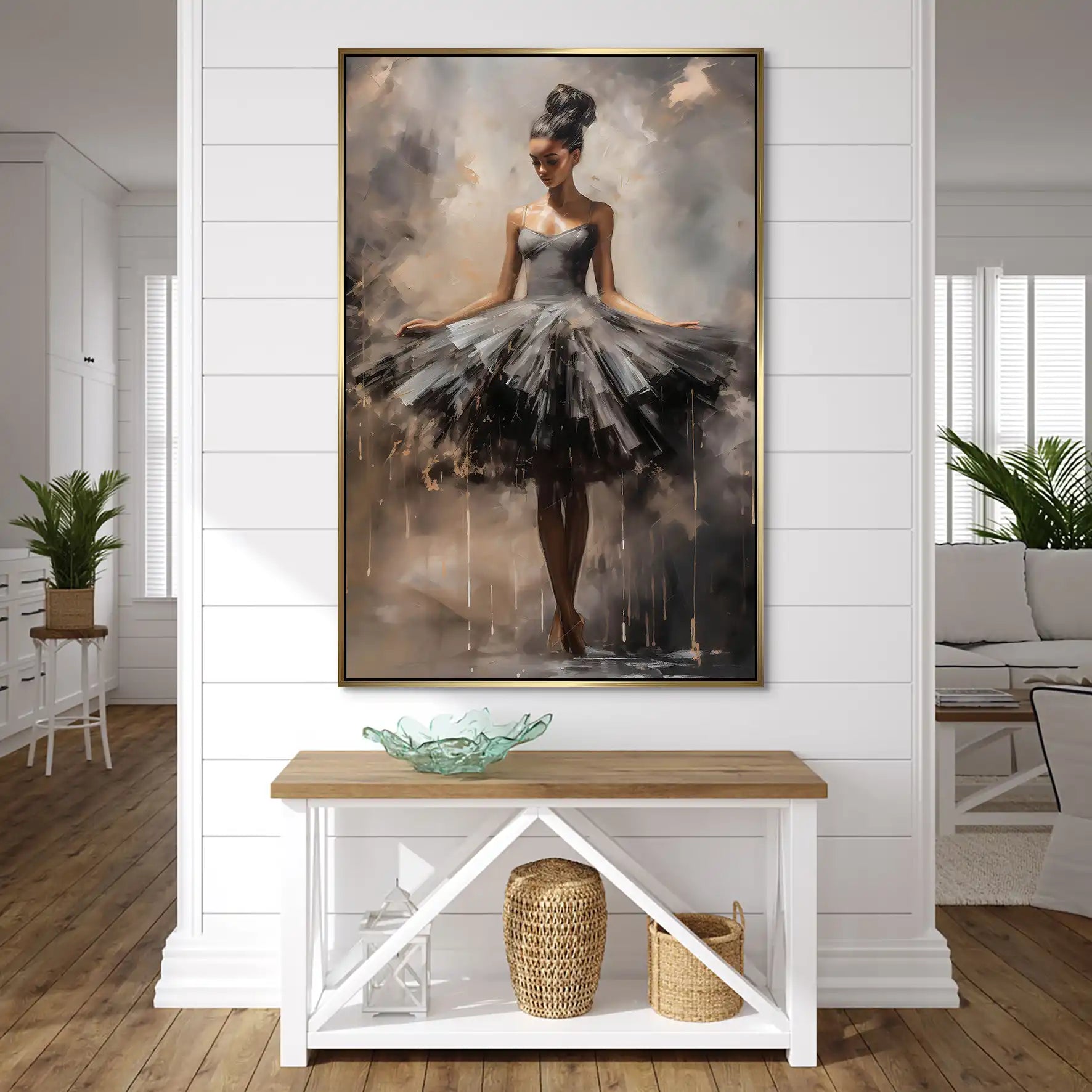 Ballerina Modern Style AluDibond Bild INGALERIE