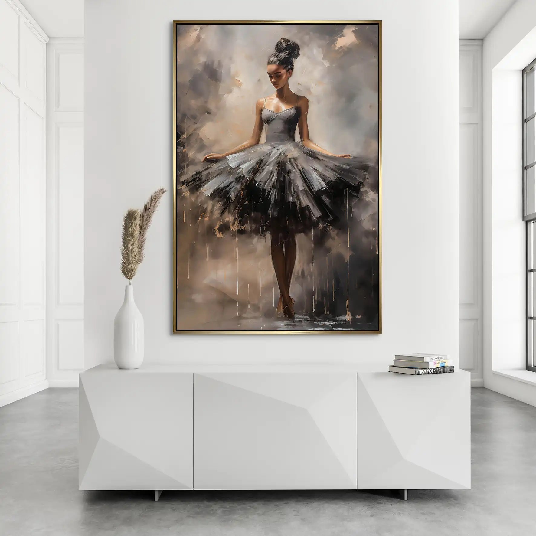 Ballerina Modern Style AluDibond Bild INGALERIE