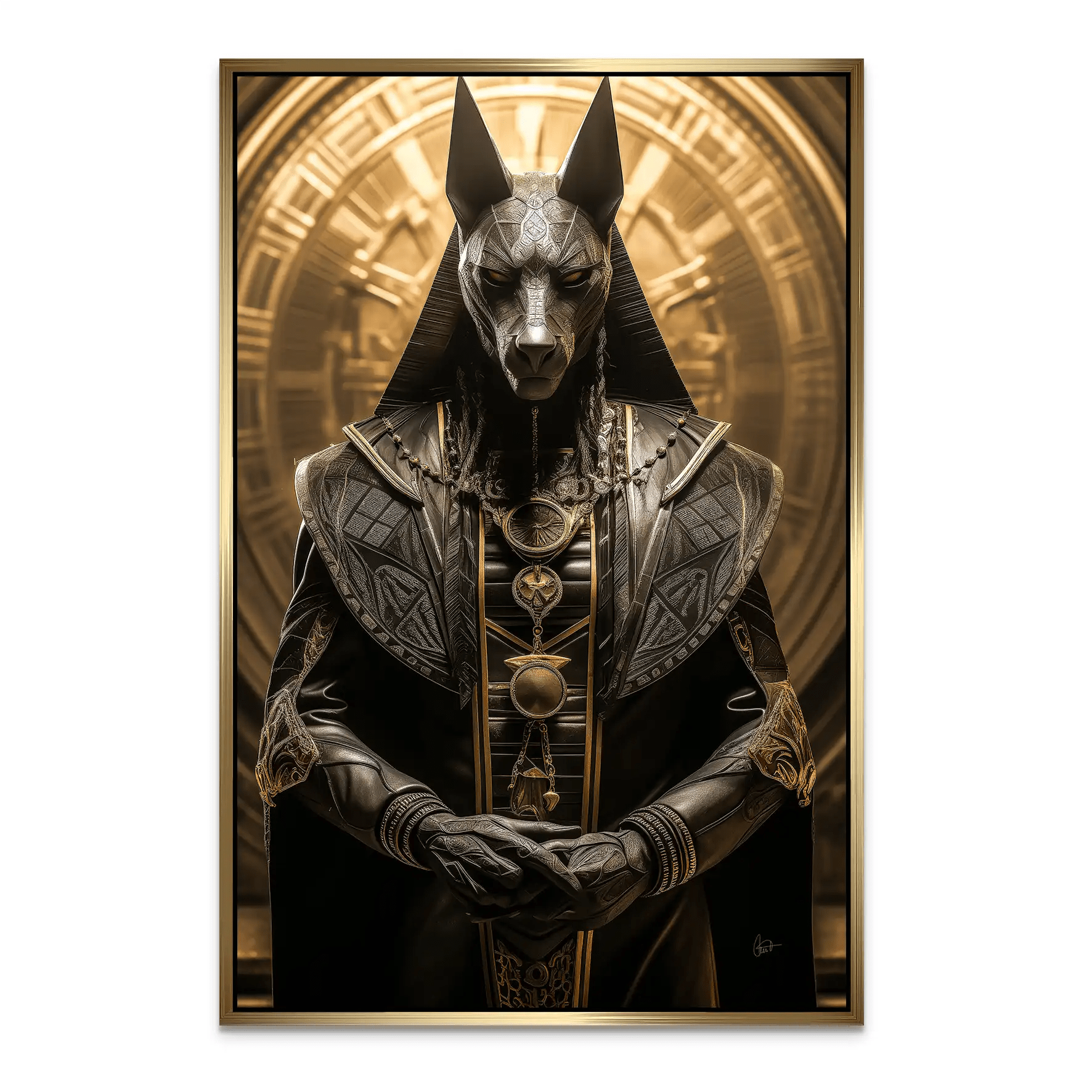 Anubis Mystik AluDibond Bild INGALERIE