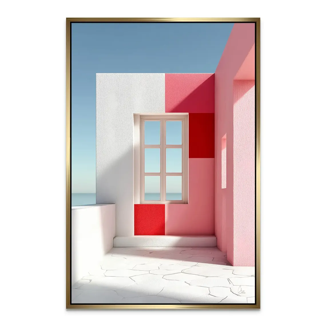 Ocean Vista Alu Dibond Bild - INGALERIE | Dein Onlineshop für moderne Wandbilder