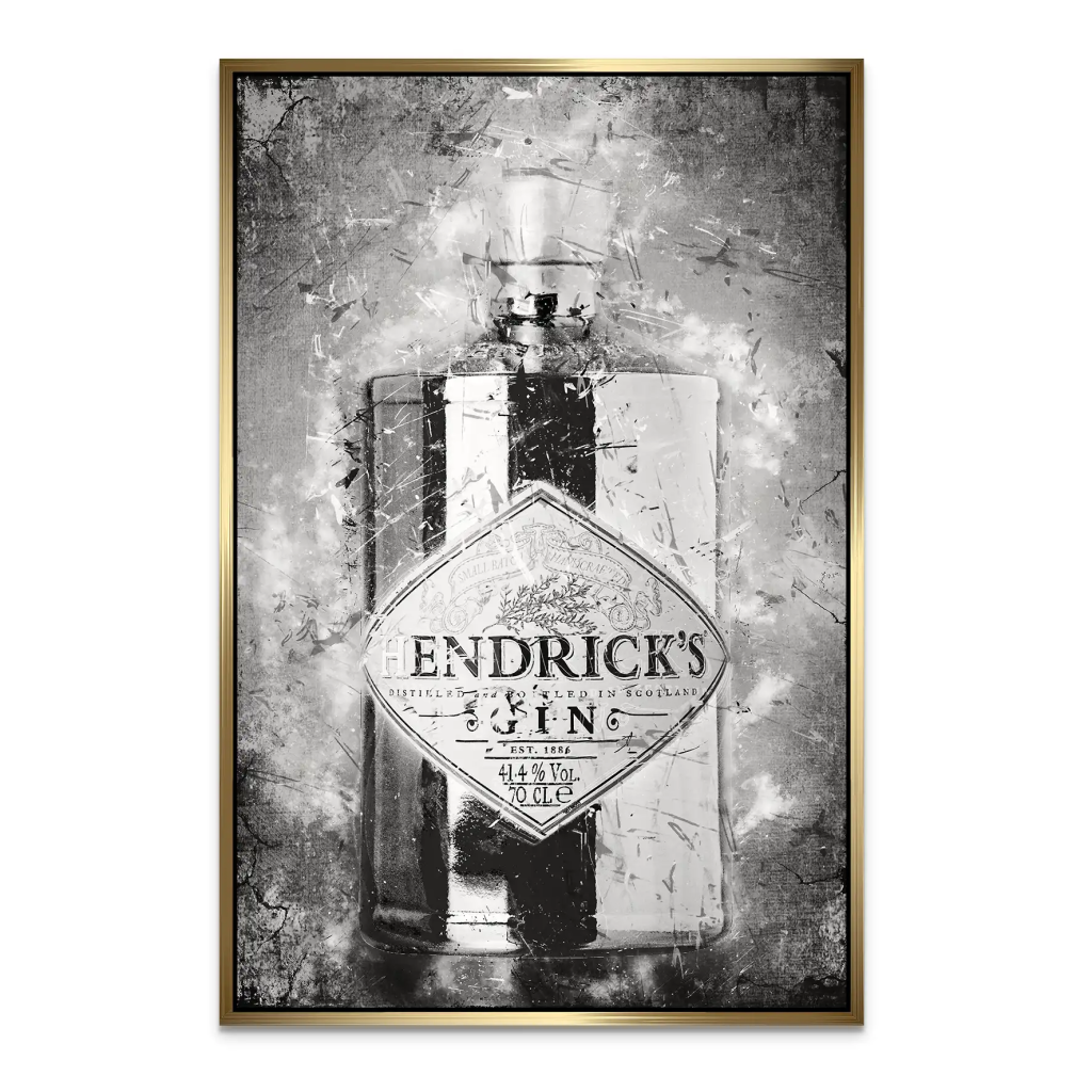Gin Abstrakt AluDibond Bild INGALERIE