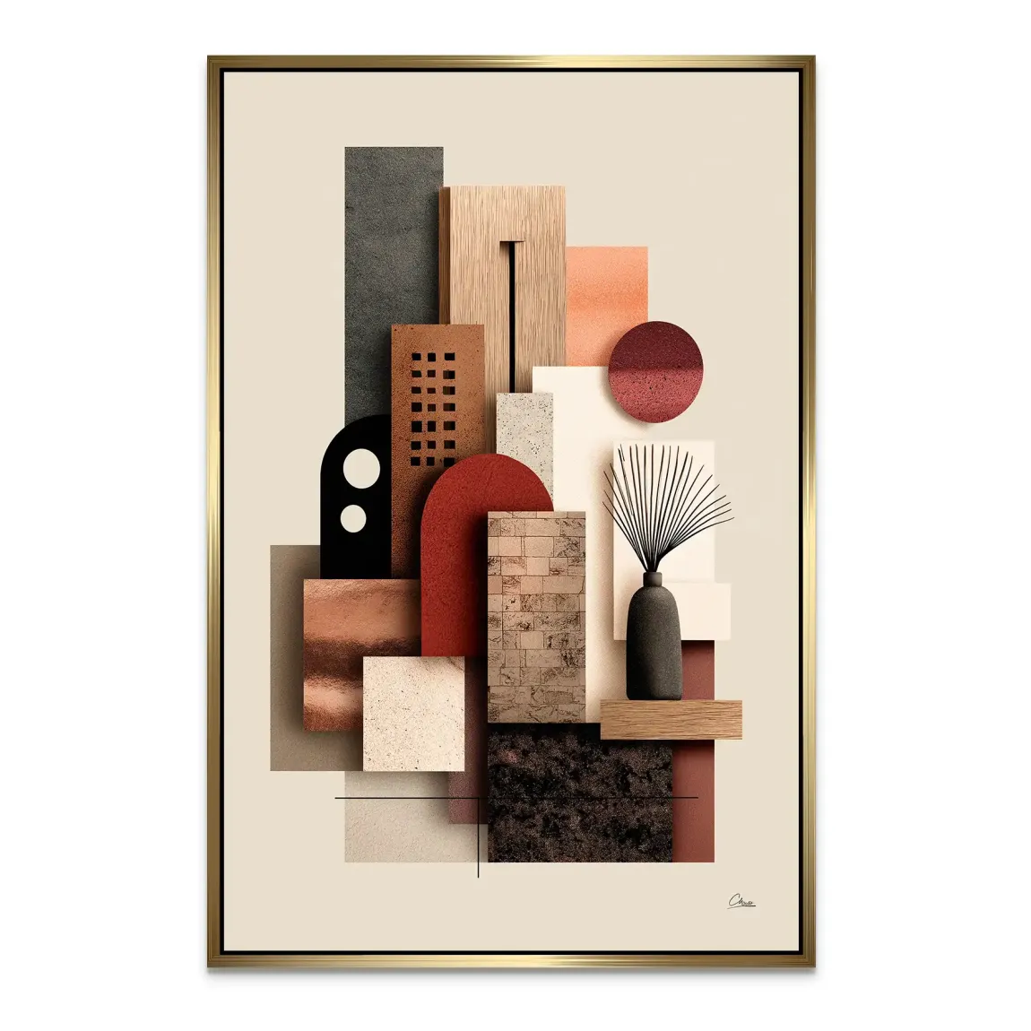 Urban Layers Elegance Alu Dibond Bild INGALERIE
