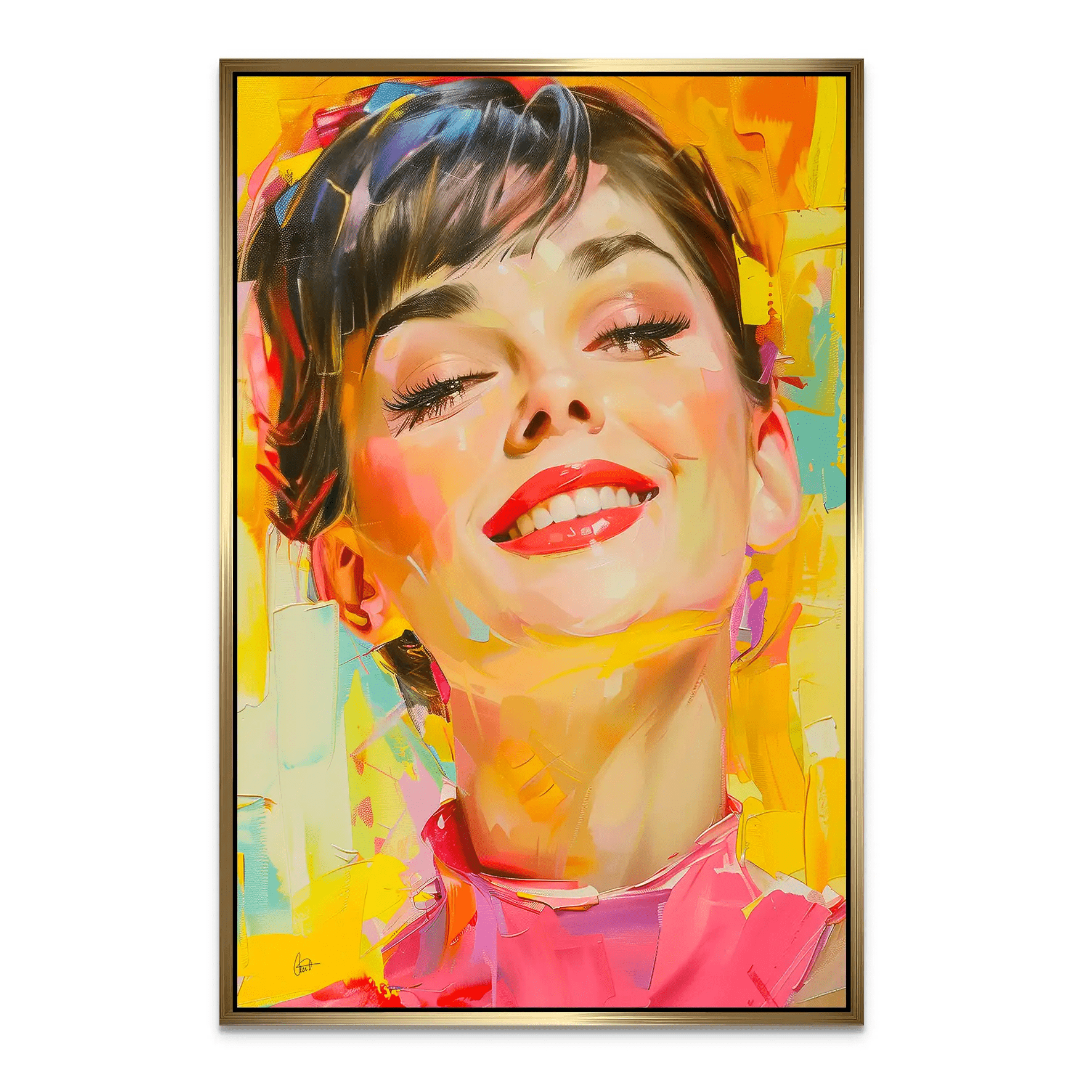 Audrey Modern Art AluDibond Bild INGALERIE