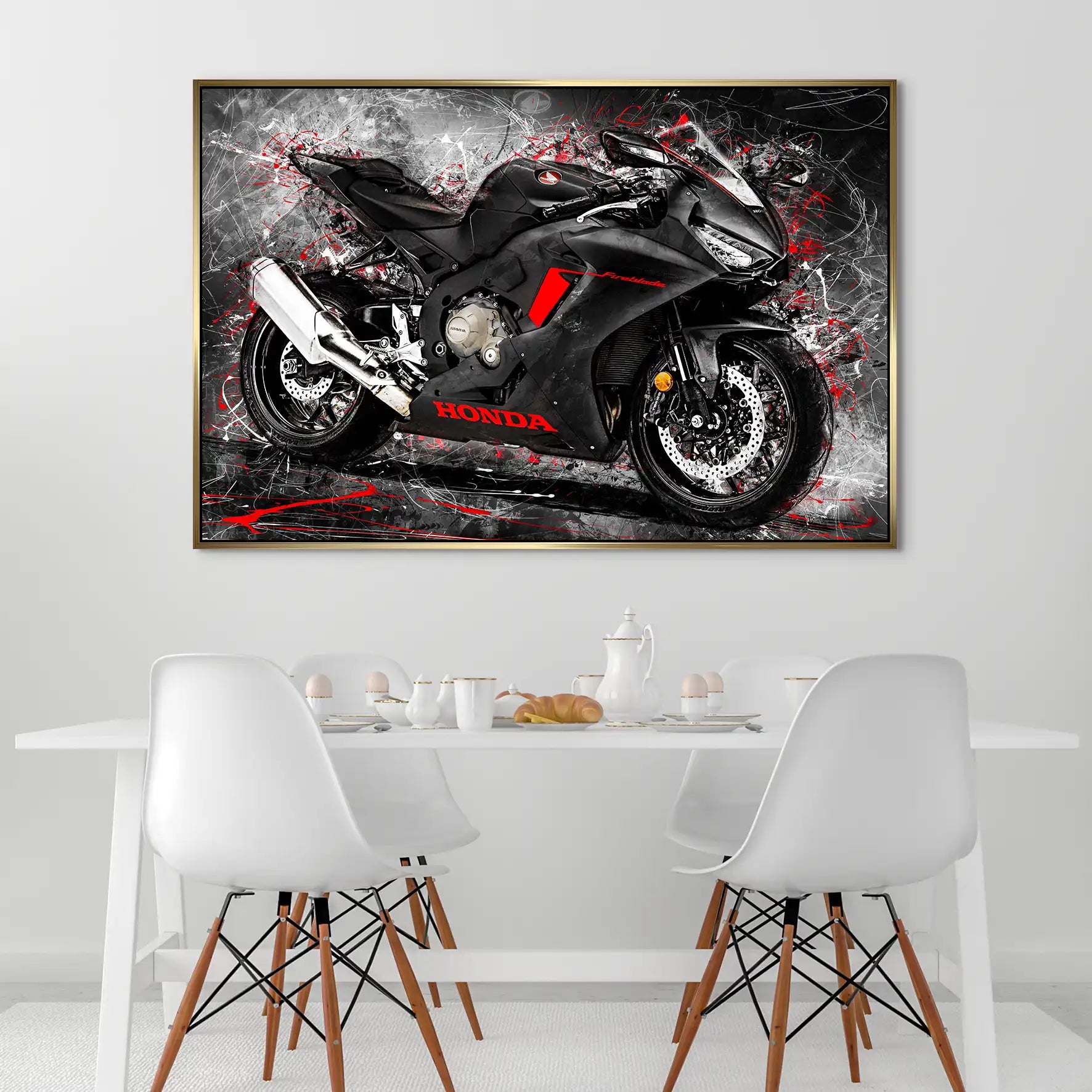 Honda CBR 1000 RR Fireblade AluDibond Bild INGALERIE
