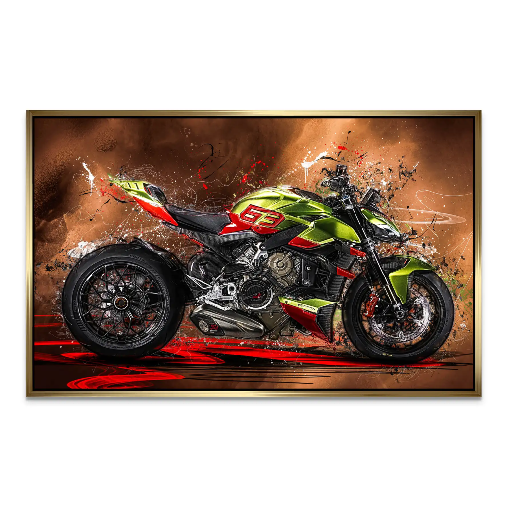 Ducati Streetfighter Lambo AluDibond Bild INGALERIE