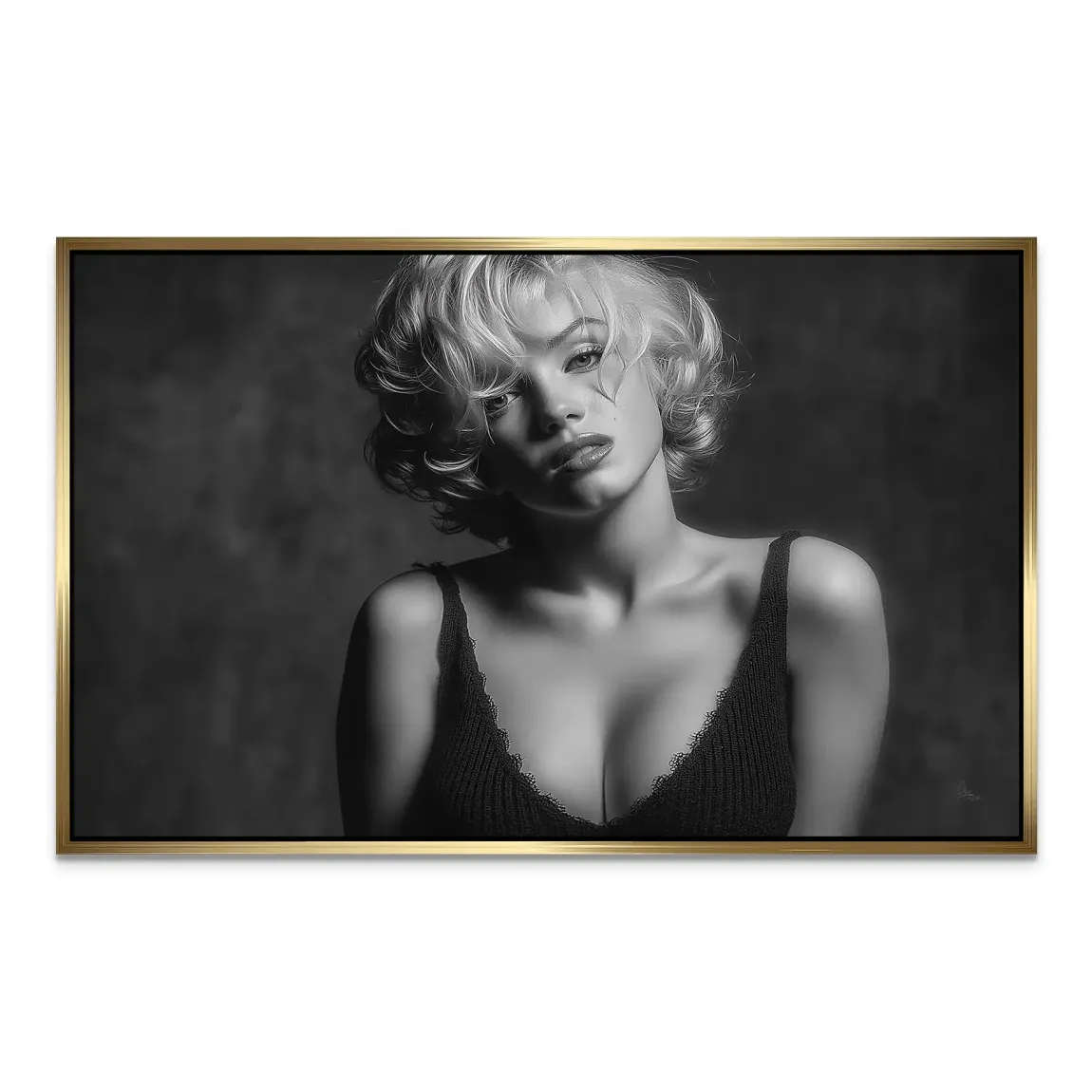 Marilyn Monroe Glamour AluDibond Wandbild