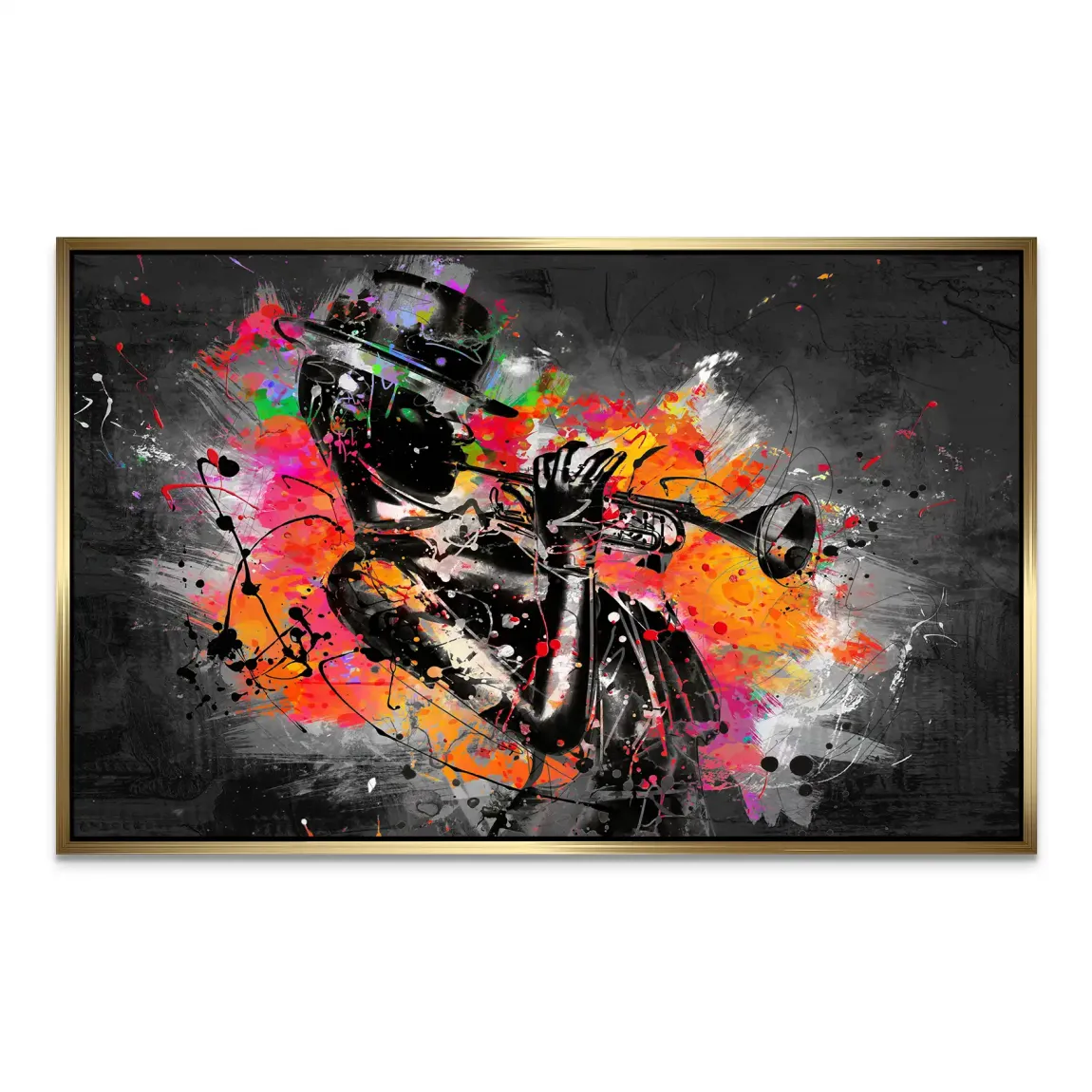 Jazzman Pop Style AluDibond Bild