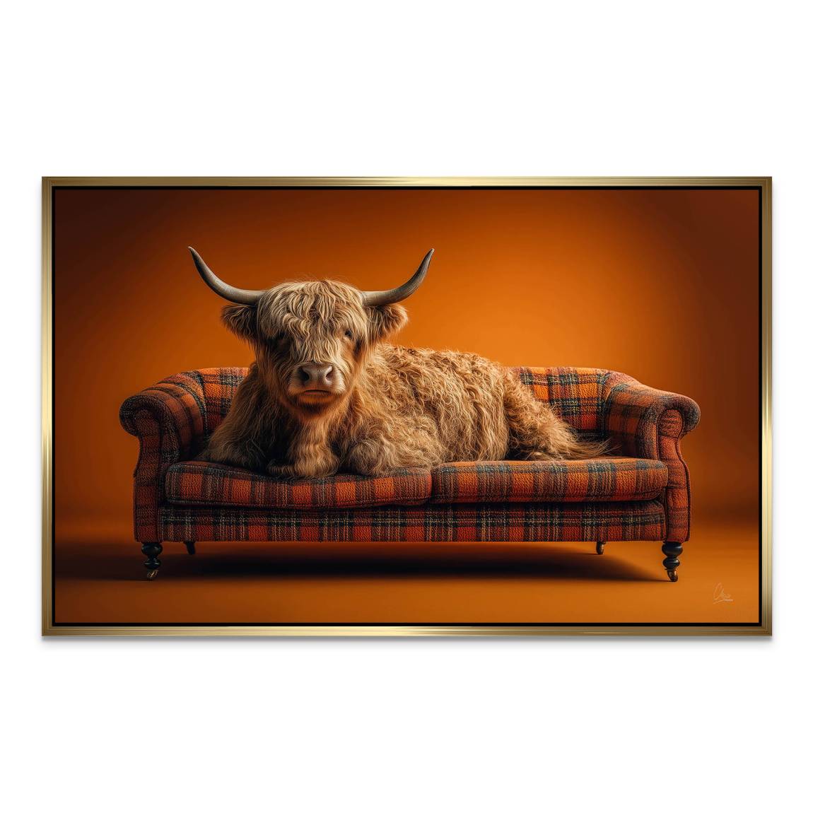 Highland Lounge AluDibond Bild