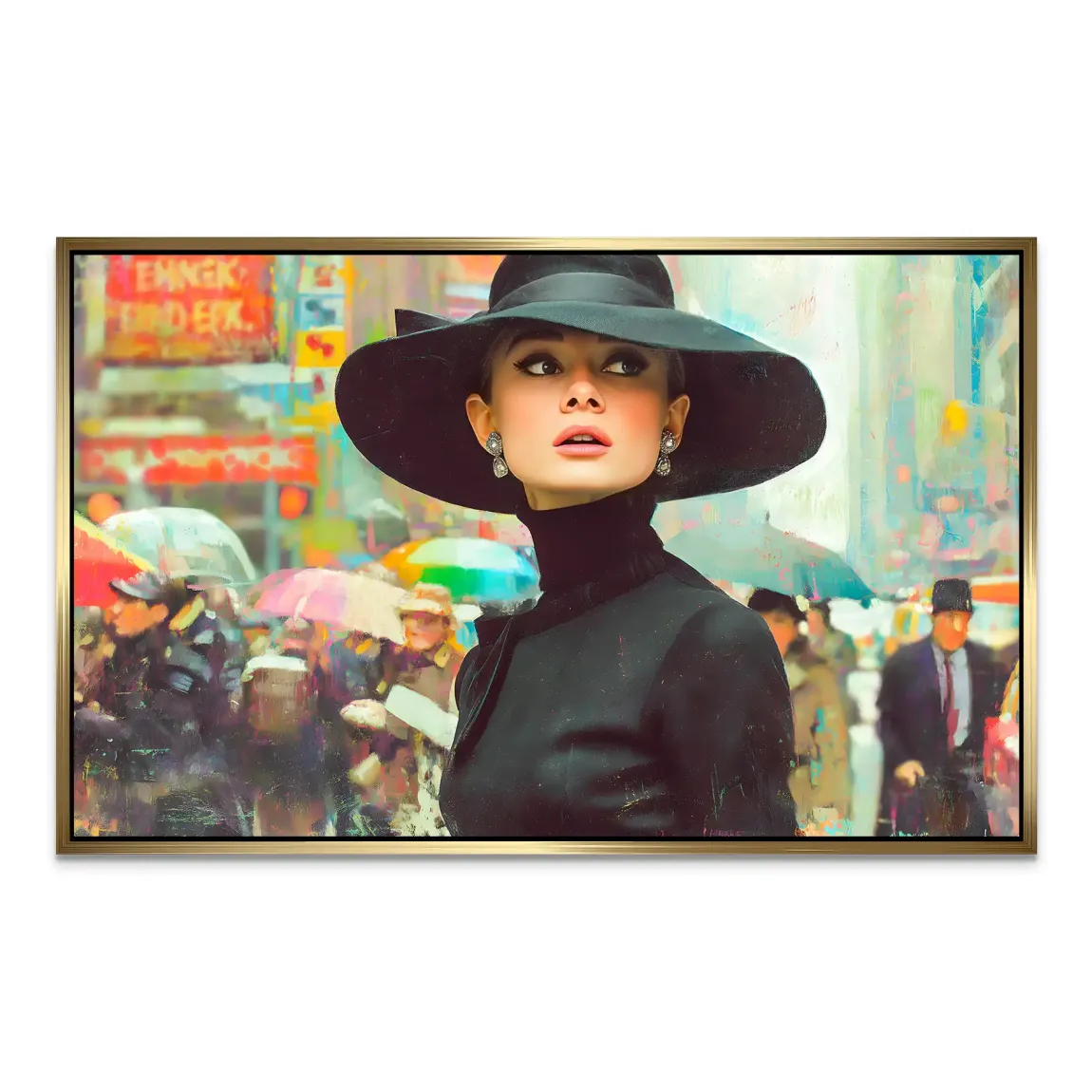 Audrey in New York Nr.2 AluDibond Bild INGALERIE