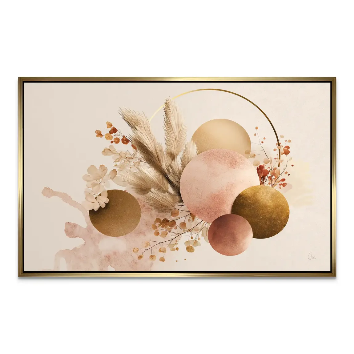 Golden Balance AluDibond Bild