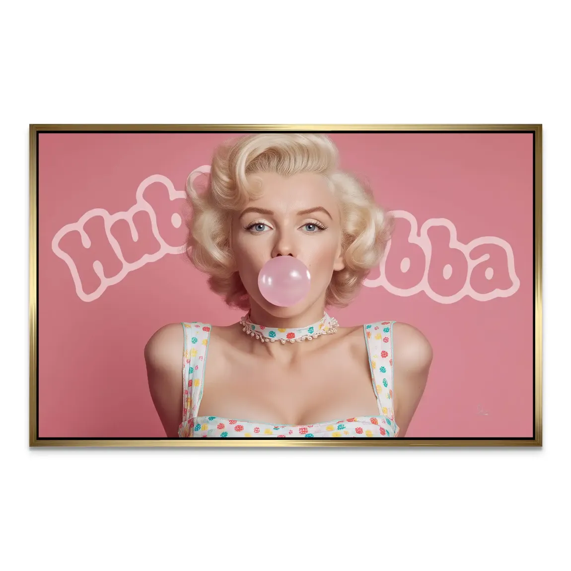 Marilyn Monroe Hubba Glam AluDibond Bild