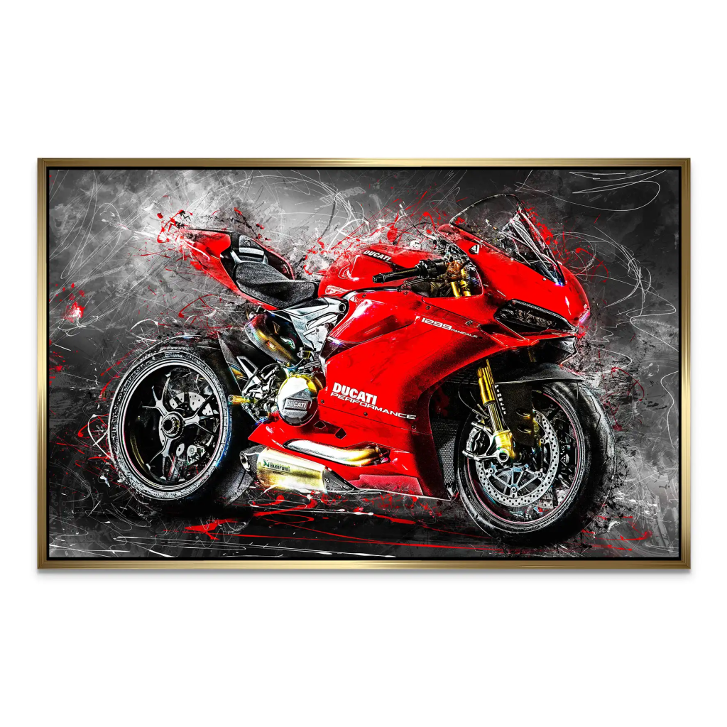 Ducati Panigale 1299 Abstrakt AluDibond Bild INGALERIE