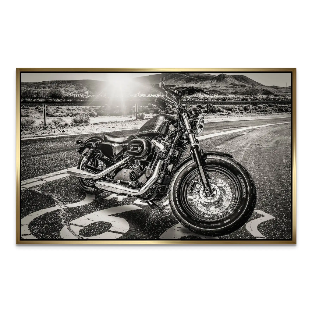 Harley Davidson AluDibond Bild INGALERIE