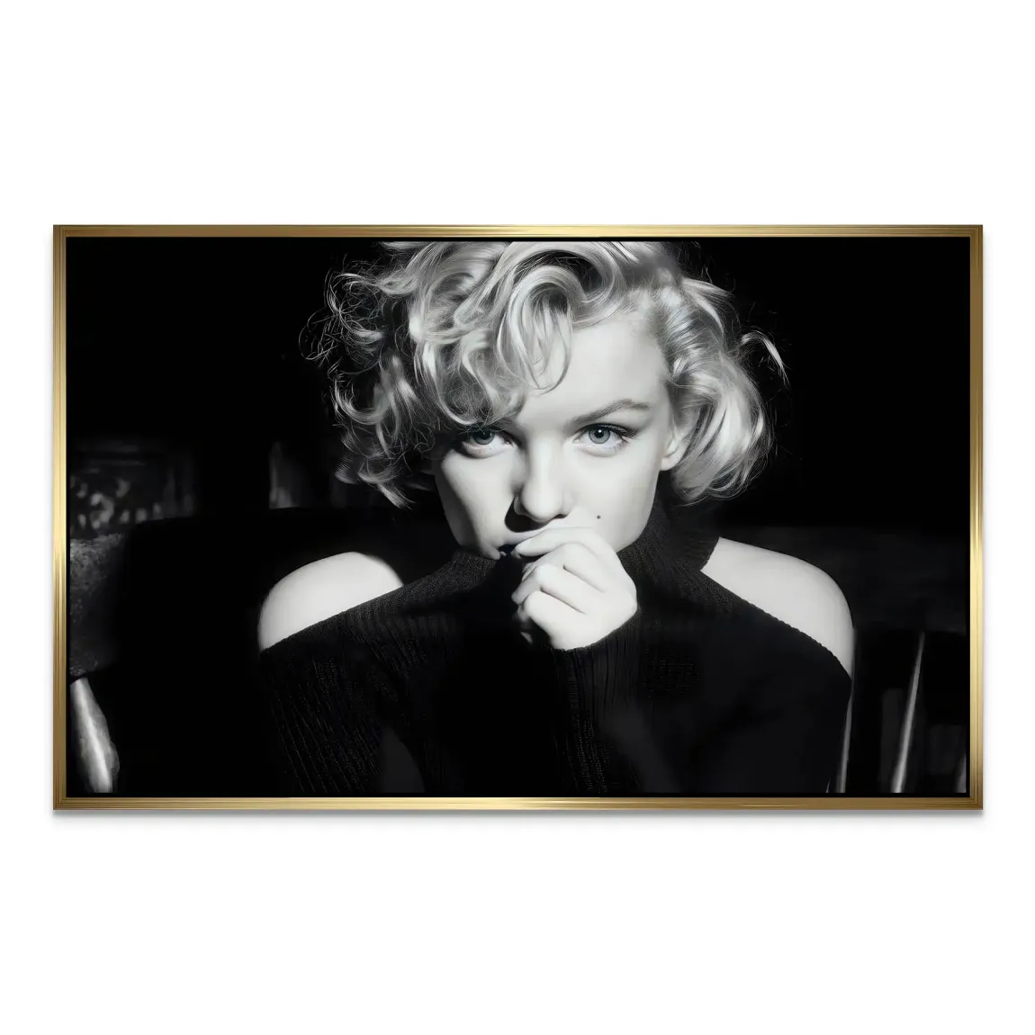 Marilyn Monroe Silent Glamour Alu Dibond Bild INGALERIE