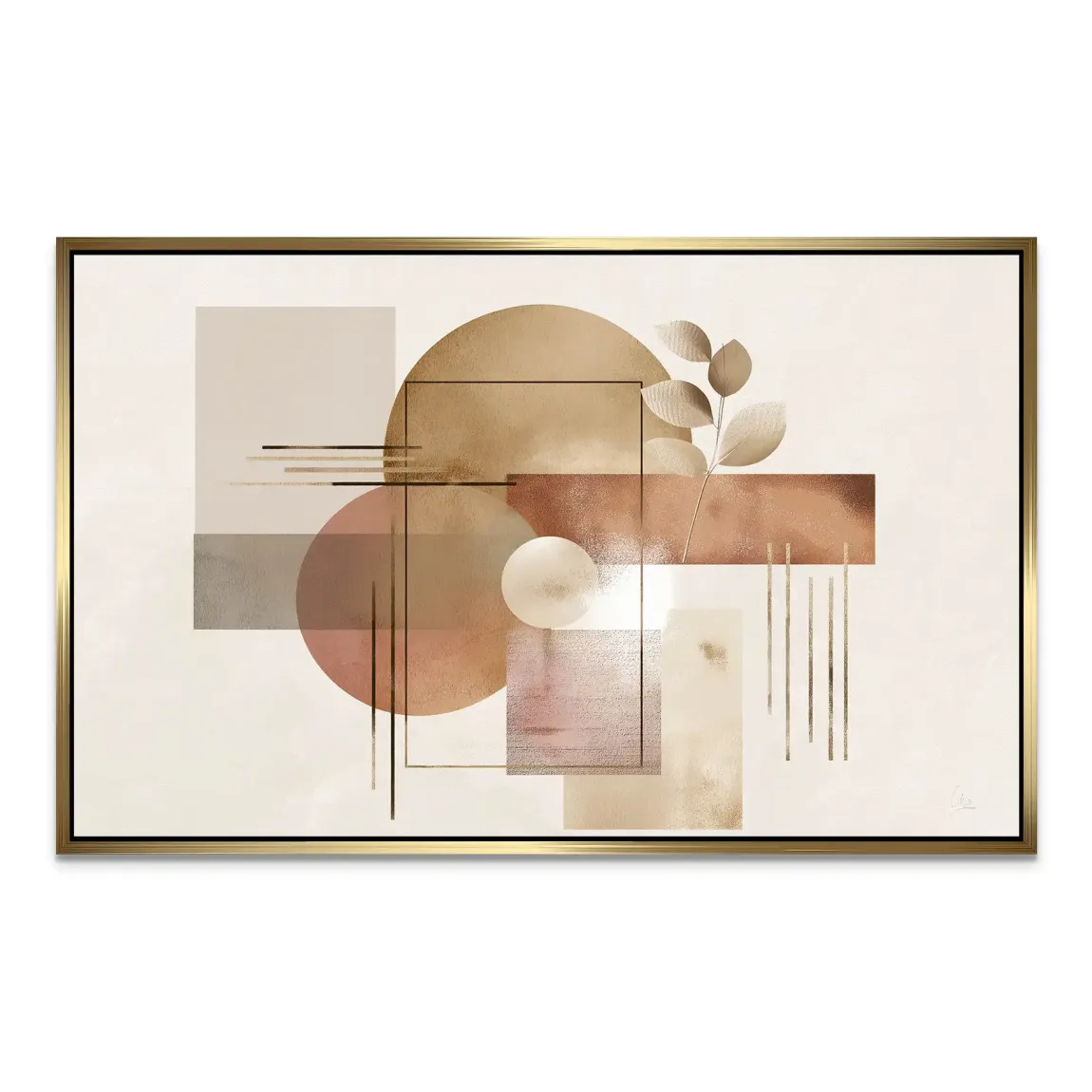 Silent Balance AluDibond Bild