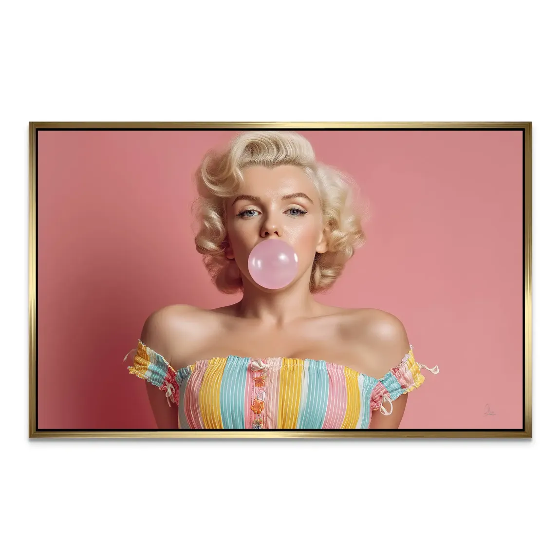 Marilyn Monroe Candy Pop AluDibond Bild
