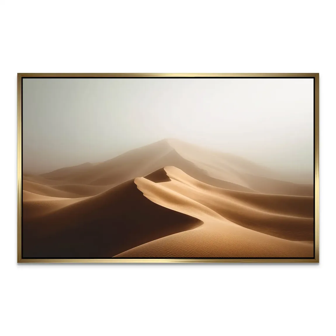 Wüstennebel AluDibond Bild