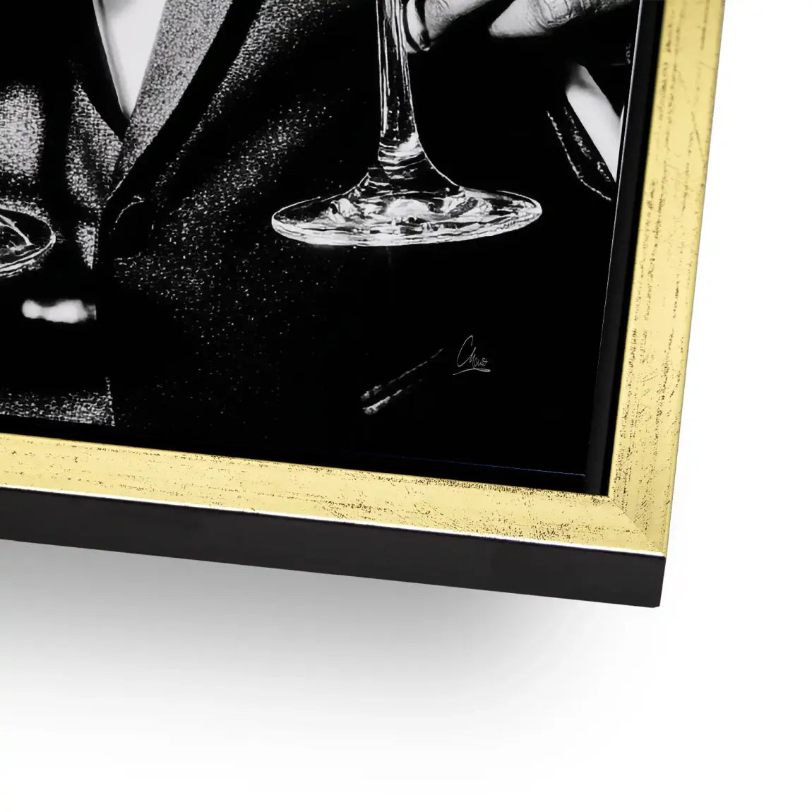 Gentleman Style Alu Dibond Bild