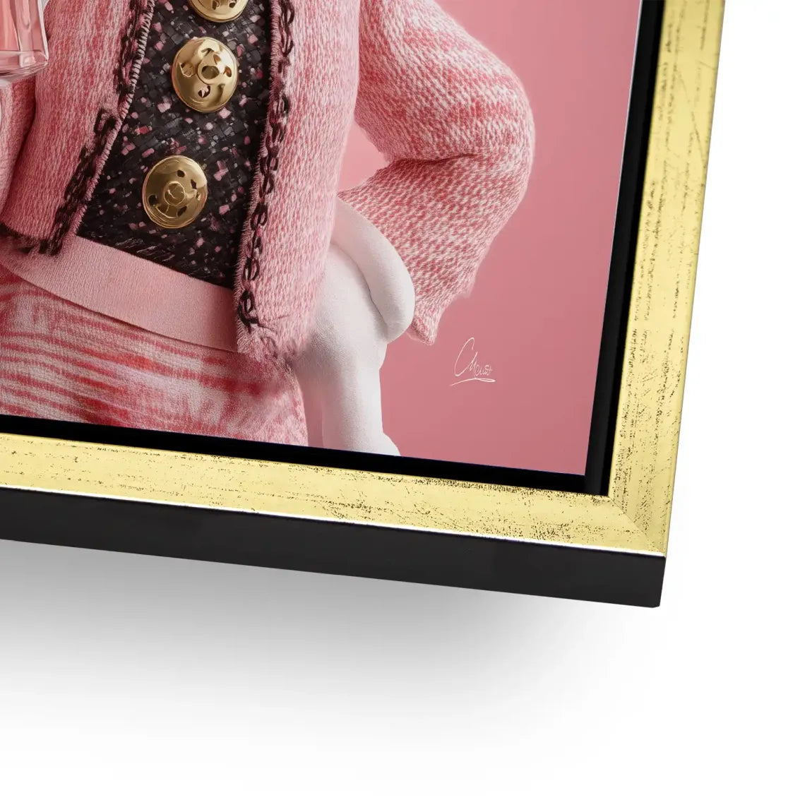 Paris Glam Minnie Maus Alu Dibond Bild