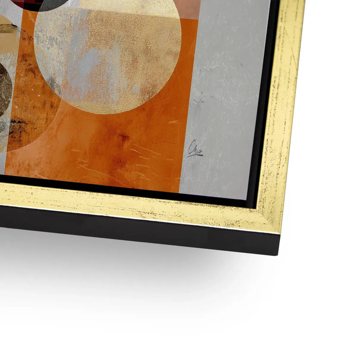 Golden Orbit Alu Dibond Bild