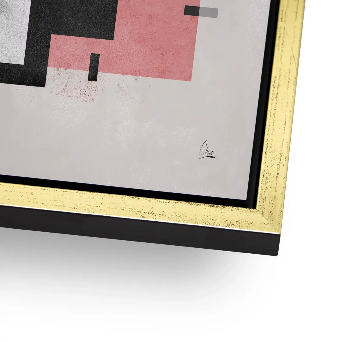 Geometric Aura Alu Dibond Bild