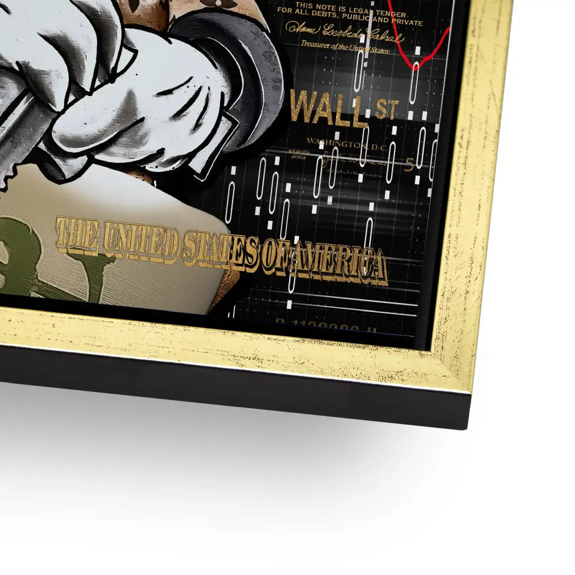 Financial Empire Duck Alu Dibond Bild