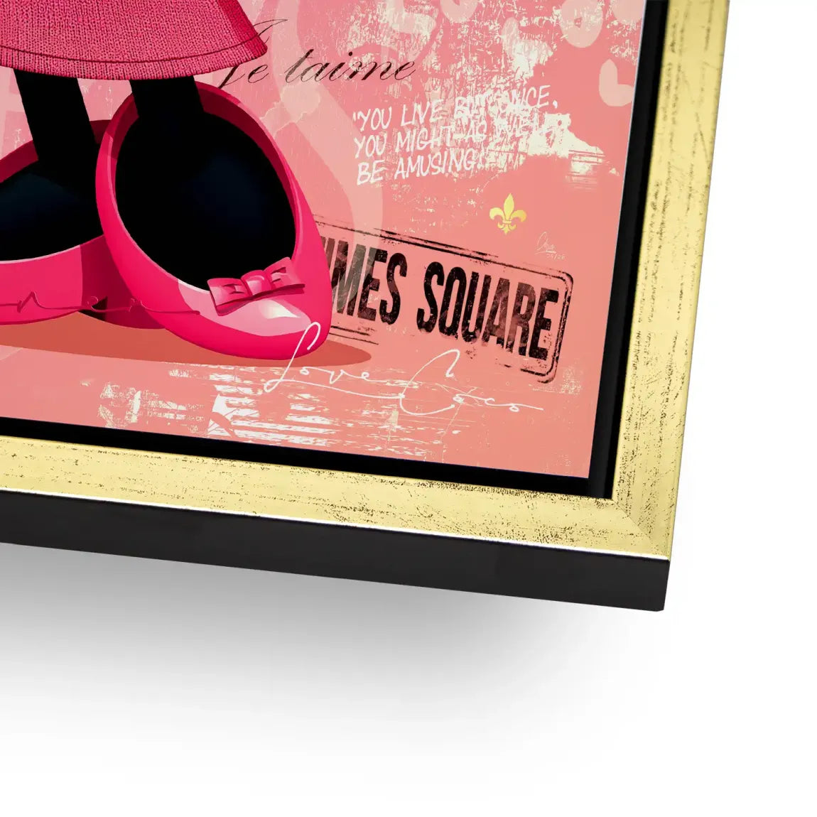 Minnie Maus Love Coco Alu Dibond Wandbild