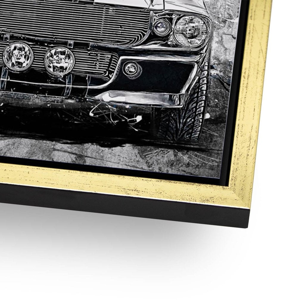 Ford Mustang Pop Art Modern Style AluDibond Bild INGALERIE