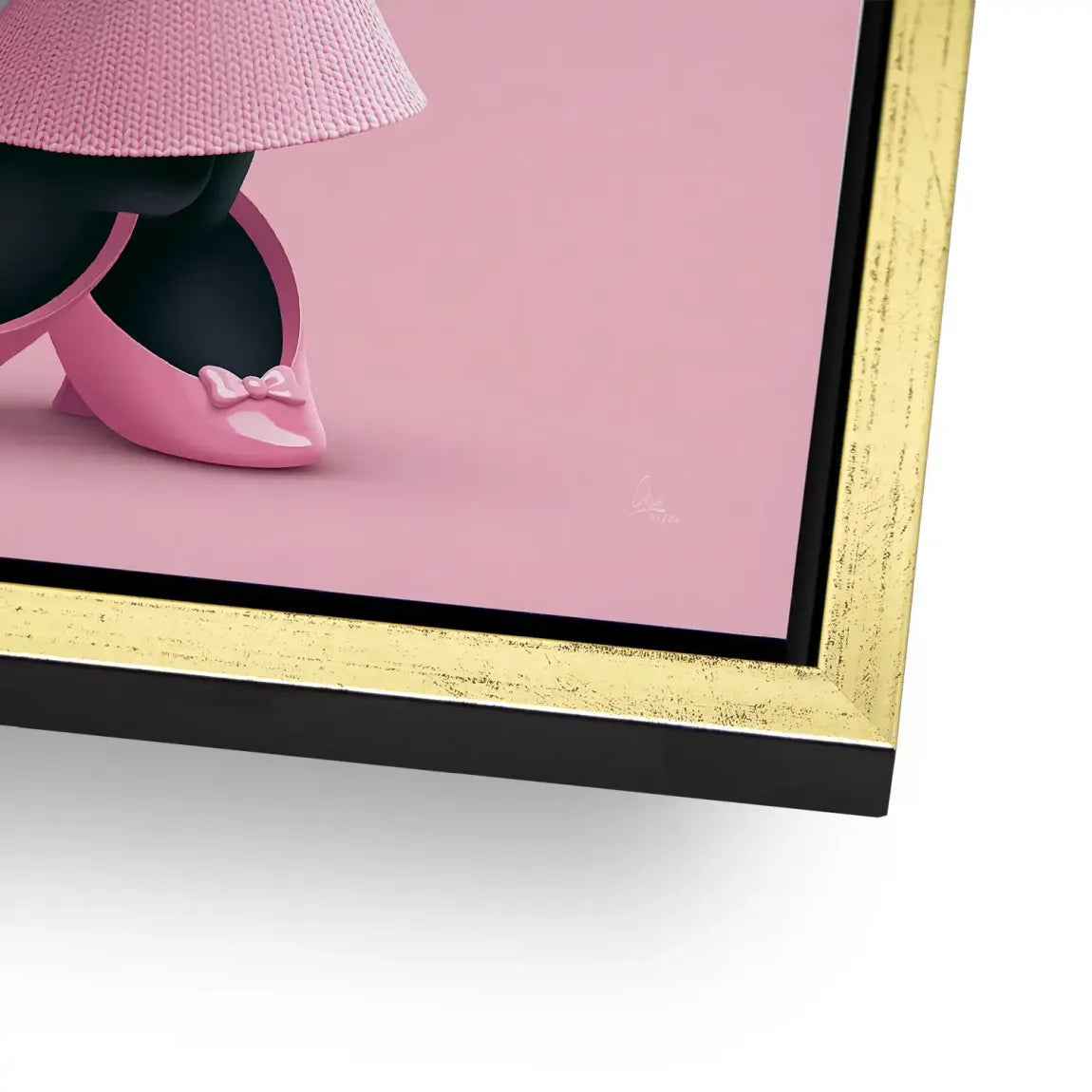 Minnie Rosé Chic Alu Dibond Wandbild