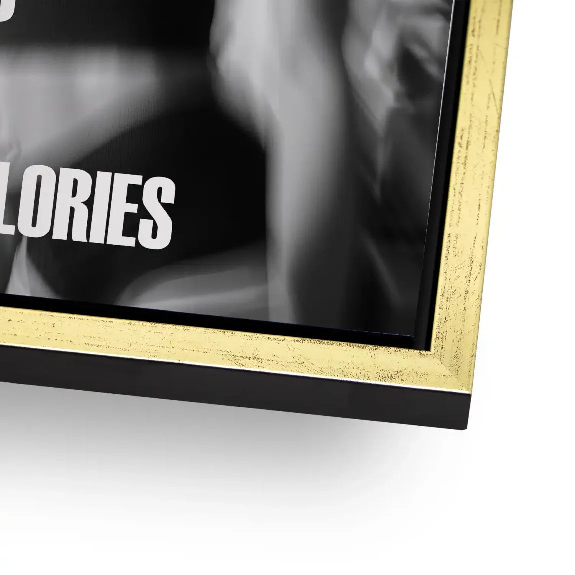 Burn Calories Fitness Alu Dibond Bild