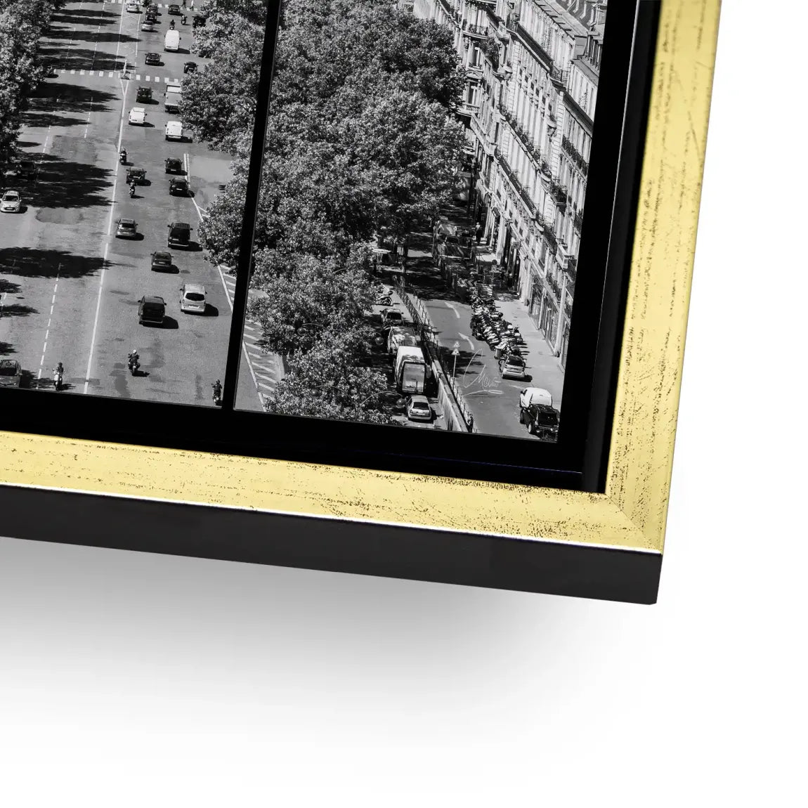 Skyline Avenue Paris Alu Dibond Bild