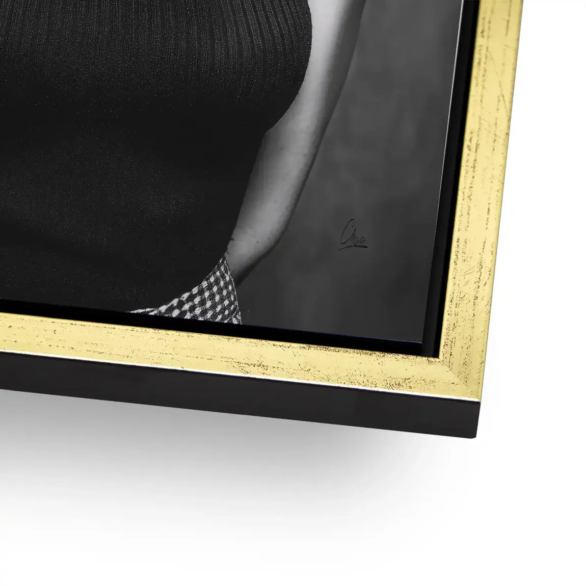 Marilyn Black and White Style Alu Dibond Bild