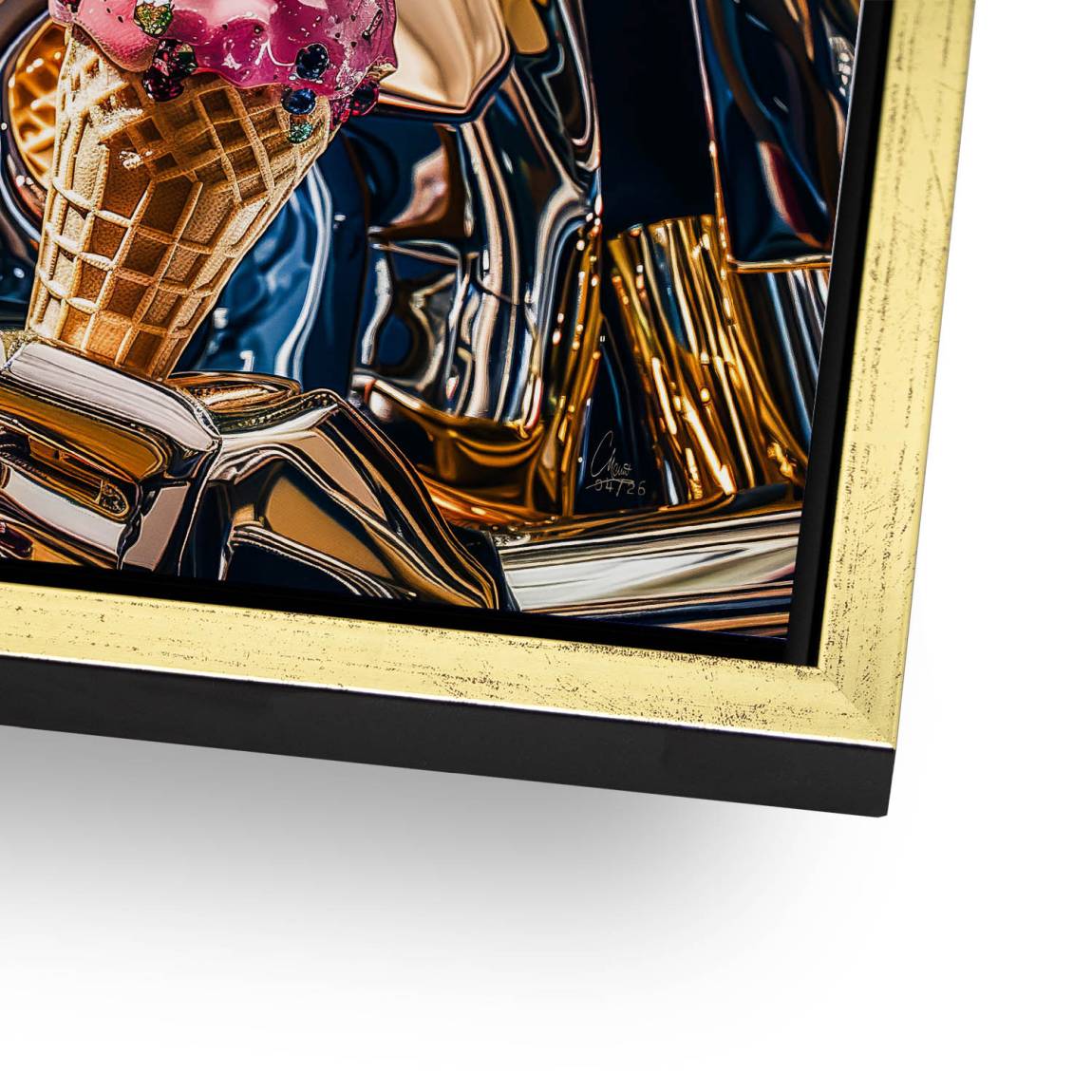 Stormtrooper Gold Alu Dibond Wandbild