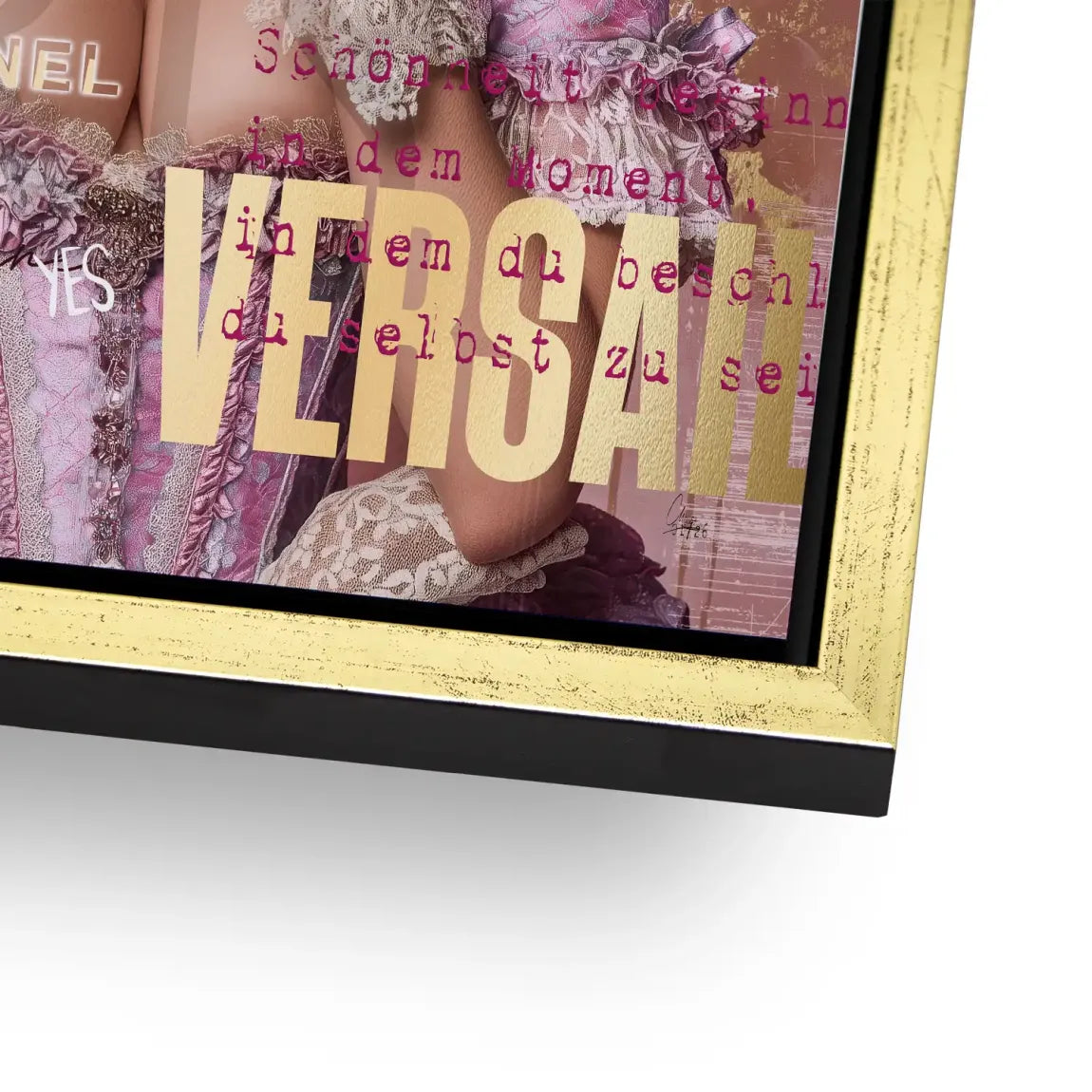 Marie Antoinette Popart Alu Dibond Bild