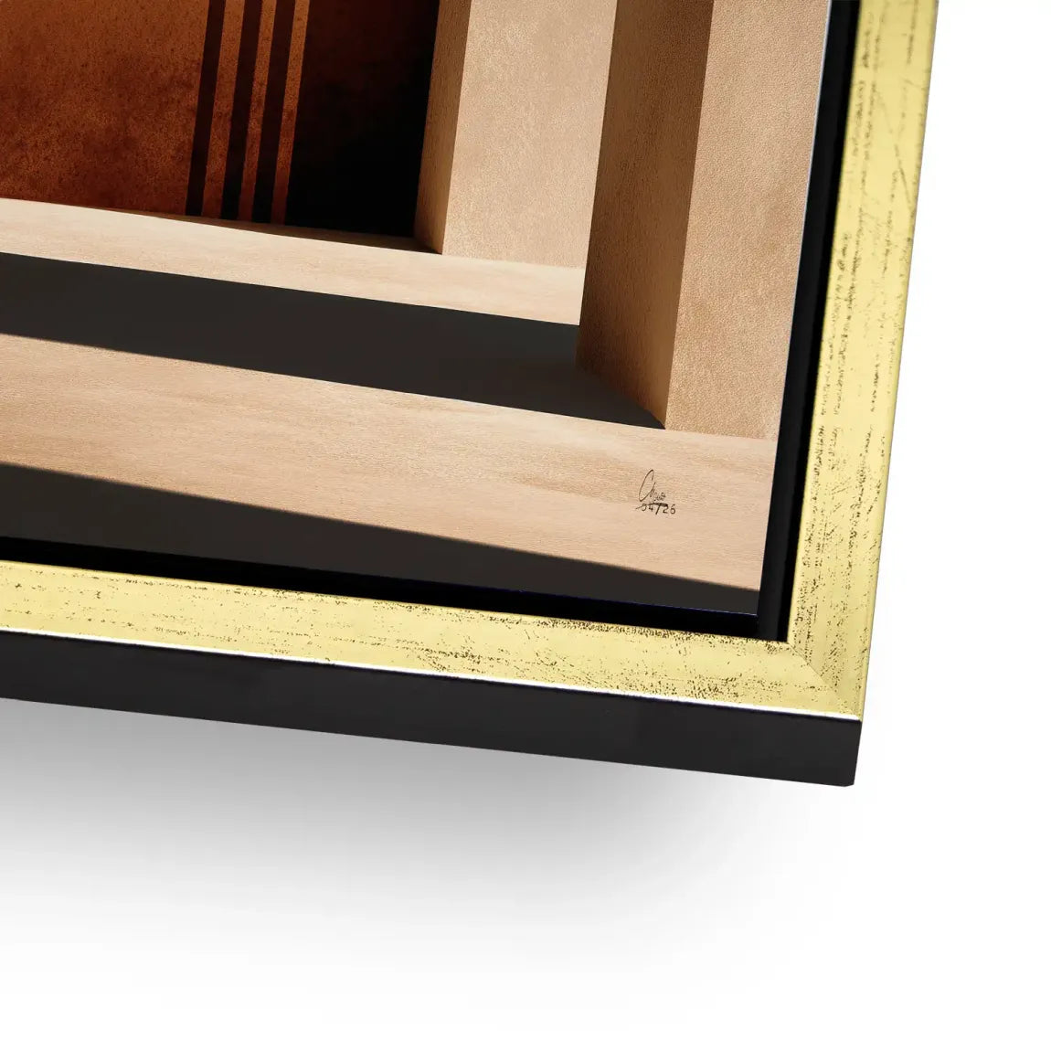 Sonnenbogen Architektur Alu Dibond Wandbild