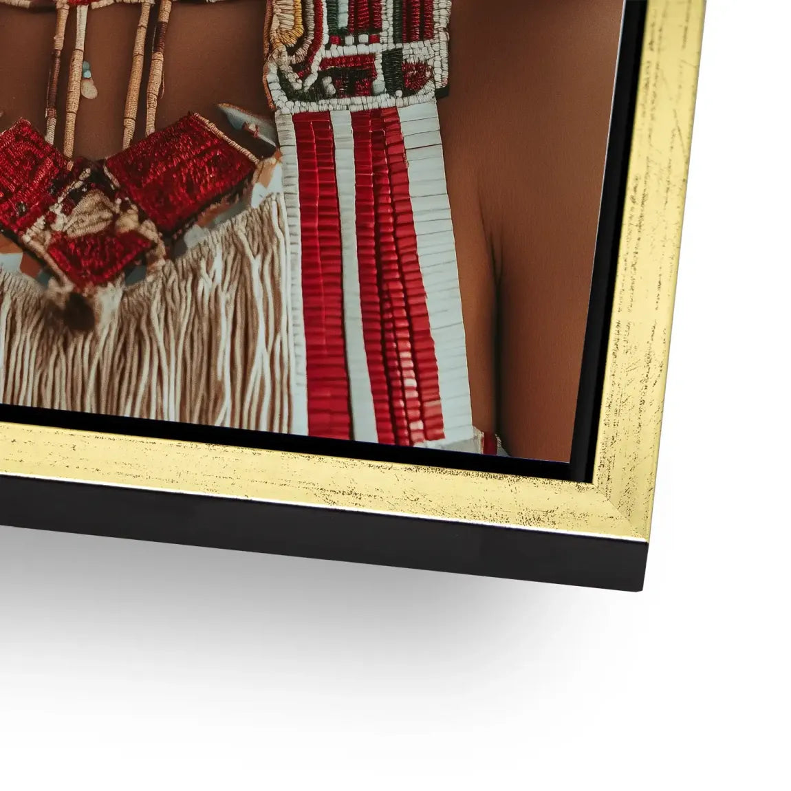 Die Indianerin Alu Dibond Wandbild
