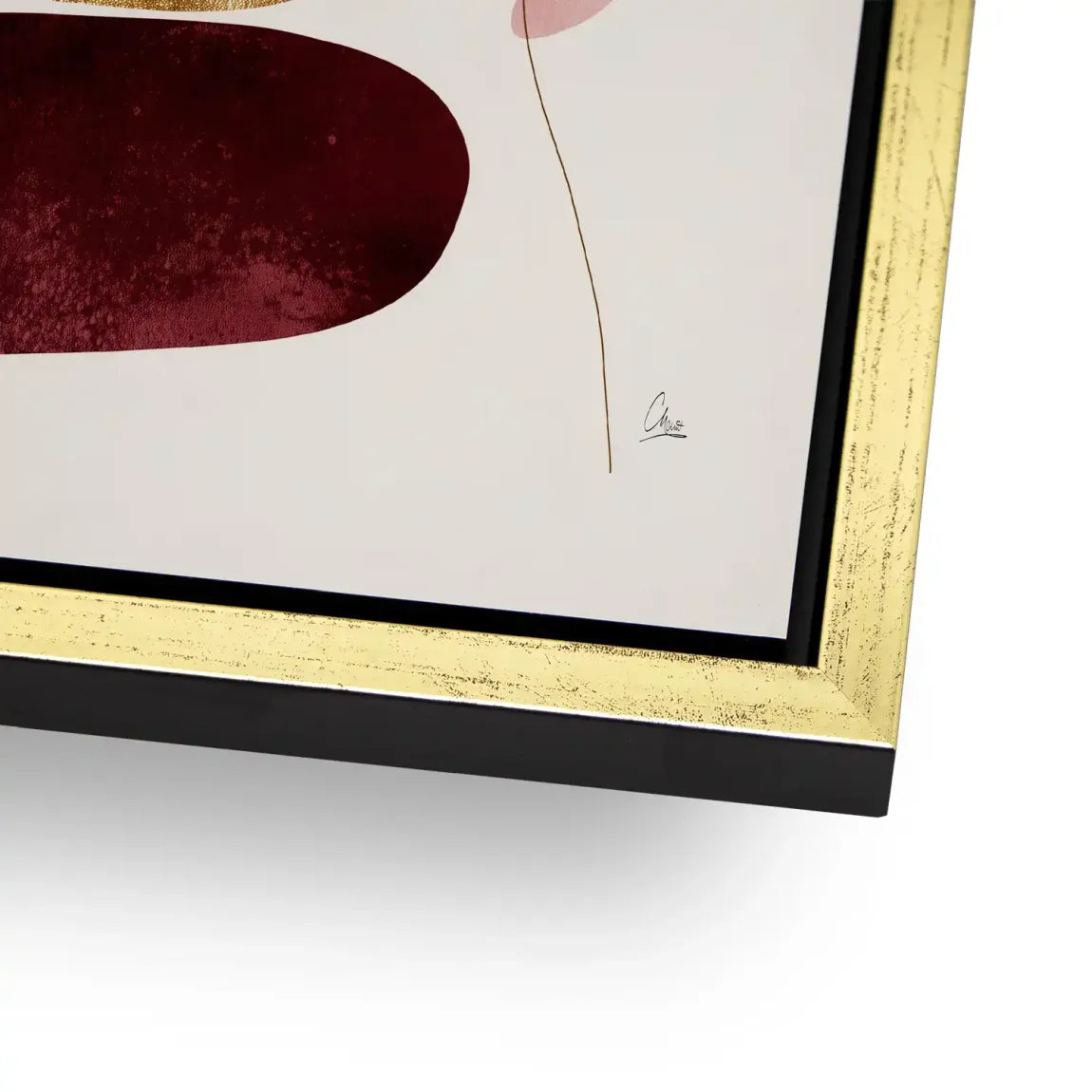 Velvet Shape Alu Dibond Bild