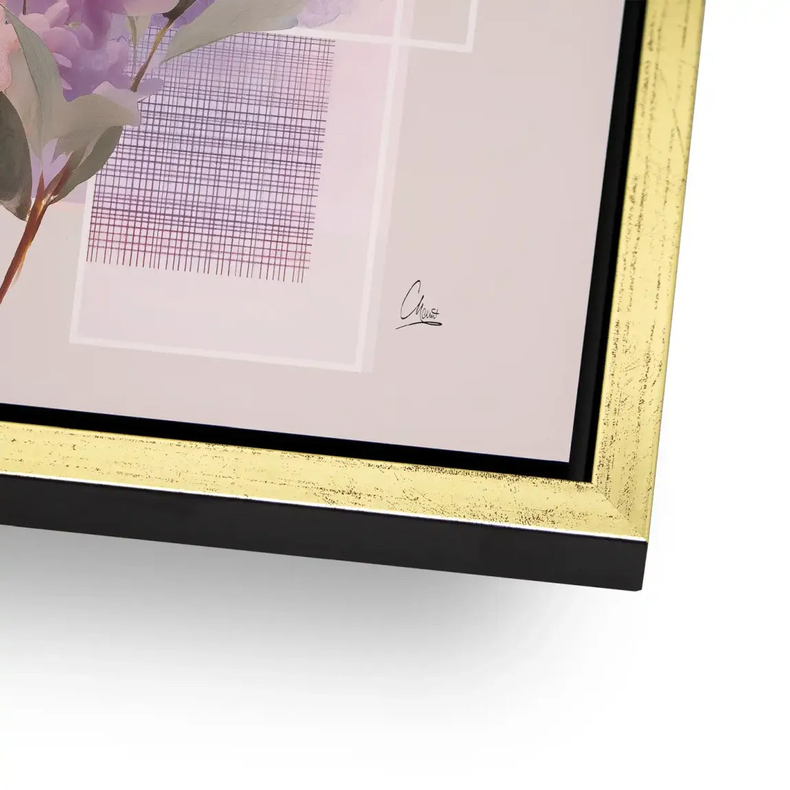 Soft Petal Harmony Alu Dibond Bild