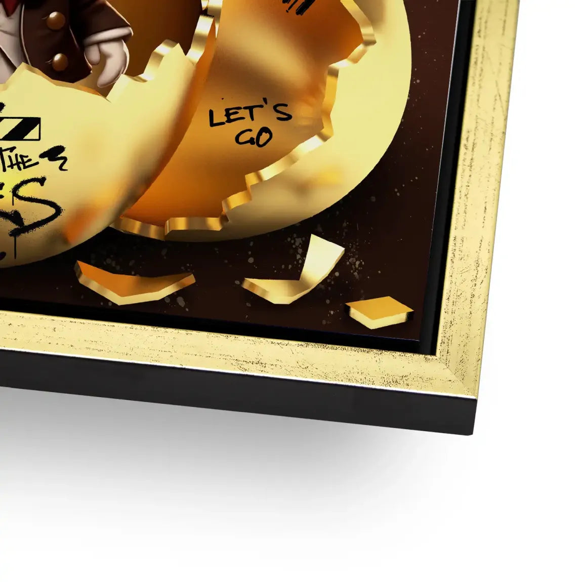 Money Master Dagobert Duck Alu Dibond Bild