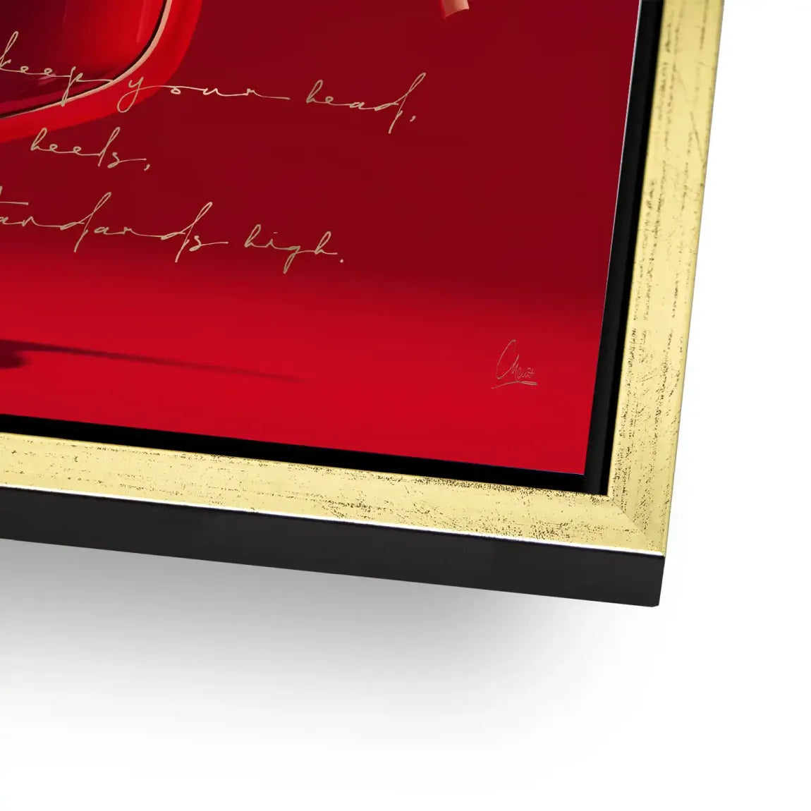 Coco Heels Alu Dibond Bild