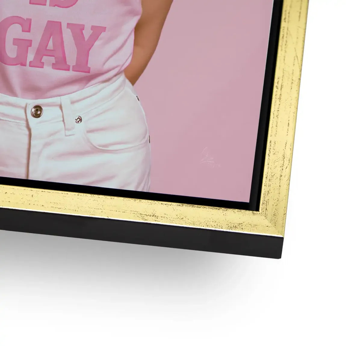 Audrey Hepburn Ken is Gay Alu Dibond Wandbild