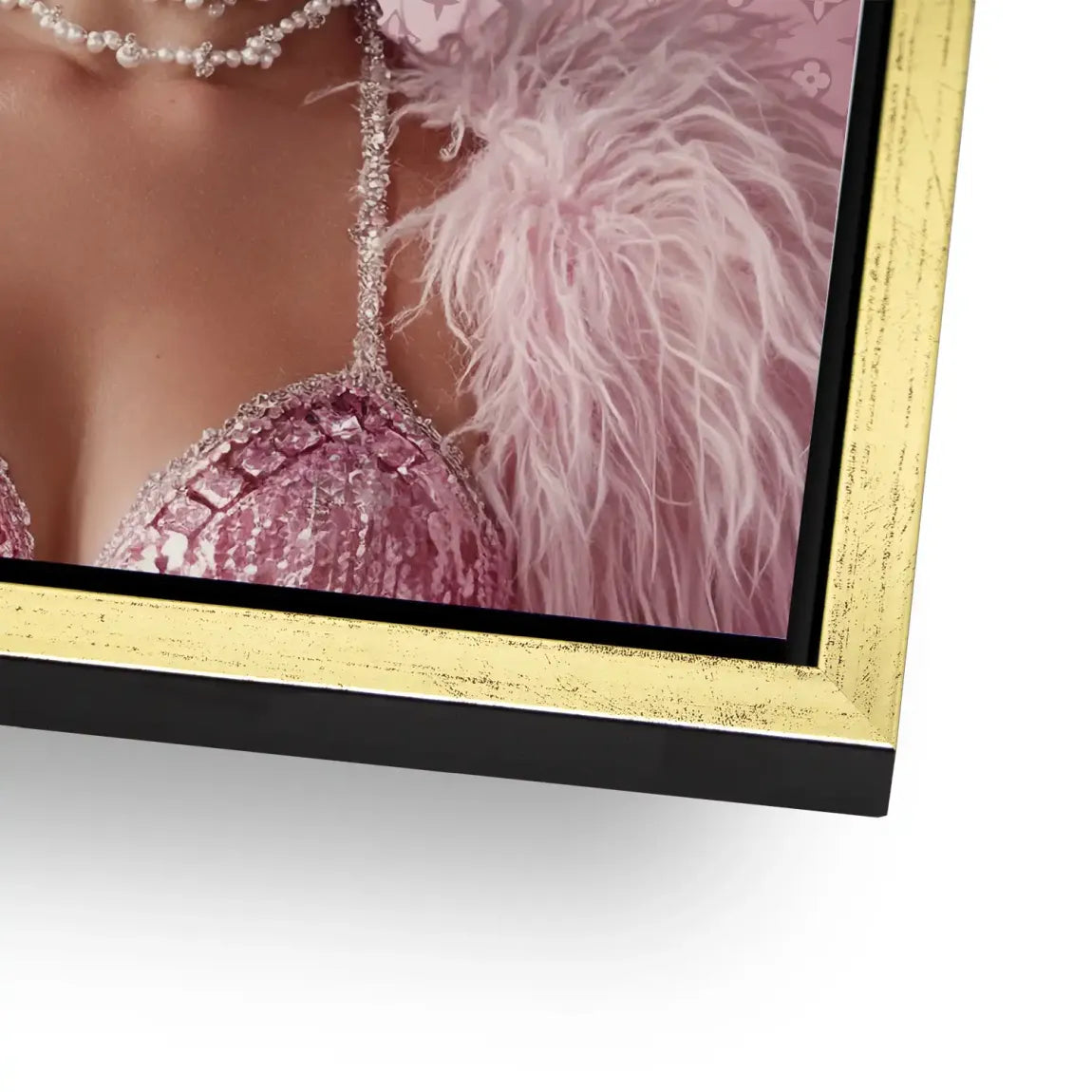 Glamour Lady Alu Dibond Bild